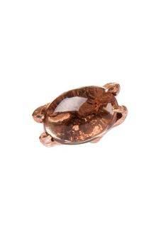 Dominique Lucas Rose Gold Parrot Claw Ring - Lyst