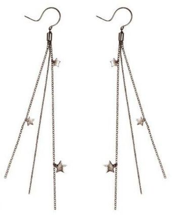 Emma Guest Jewellery Dark Star Drop Earrings - Lyst