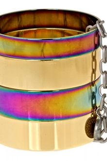 Gemma Redux Gold and Rainbow Adelasia Bracelet - Lyst