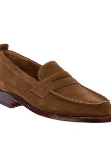 Grenson Suede Loafer - Lyst