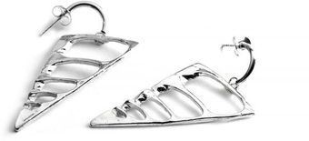 Ines Susaeta Half Vrt Earrings - Lyst