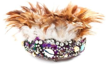 Jolita Jewellery Feather and Skull Bangle - Lyst