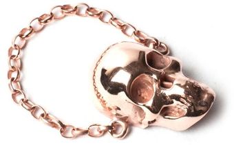 Leivankash Skulltana Chain Ring Rose - Lyst
