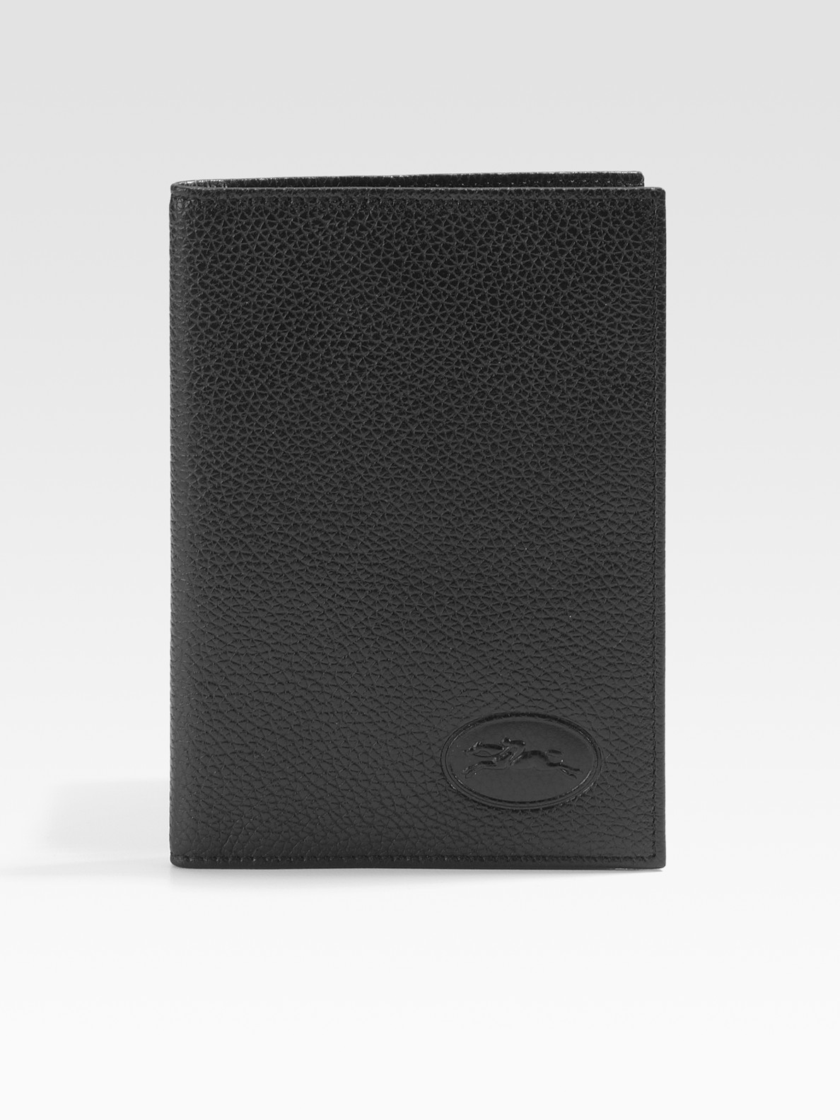 Longchamp Vf Leather Passport Holder in Black for Men Lyst
