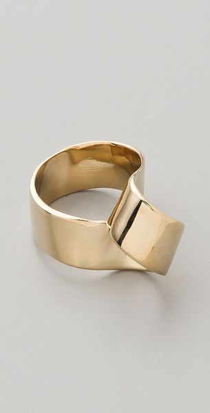 Marc By Marc Jacobs Metal Ribbons Twist Ring - Lyst