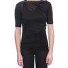 Mcq By Alexander Mcqueen Short Sleeve Tshirt with Zip On The Shoulders in Black - Lyst