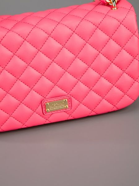 Moschino Cheap & Chic Quilted Chain Bag in Pink | Lyst