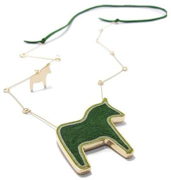Serena Chen Dala Horse Necklace - Lyst
