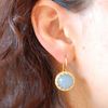 Toosis Blue Quartz Ball Earrings in Blue - Lyst