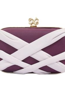 Alexandra De Curtis Rita Box Clutch Purple and Lilac - Lyst