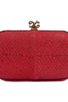 Alexandra De Curtis Rita Box Clutch Strawberry Salmon - Lyst