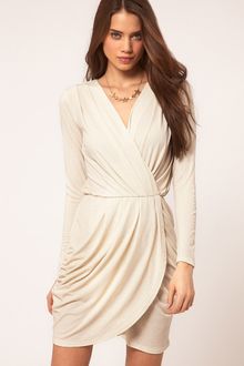 ASOS Collection Asos Wrap Dress in Glitter - Lyst