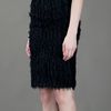Balenciaga Whisker Effect Pencil Skirt in Black - Lyst