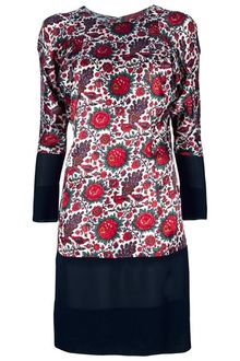 Balenciaga Floral Print Dress - Lyst