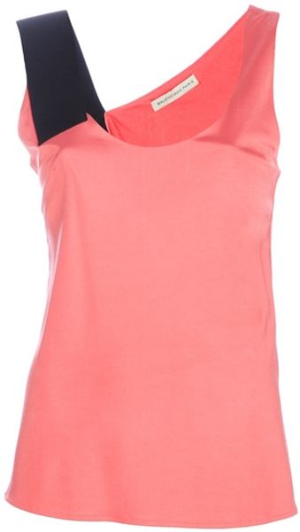 Balenciaga Vest Top in Pink - Lyst