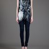 Balmain Eagle Print Top in Blue - Lyst