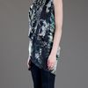 Balmain Eagle Print Top in Blue - Lyst