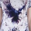 Balmain Eagle Print Tshirt in White - Lyst