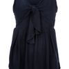 Carven Tie Detailed Vest in Blue (navy) - Lyst