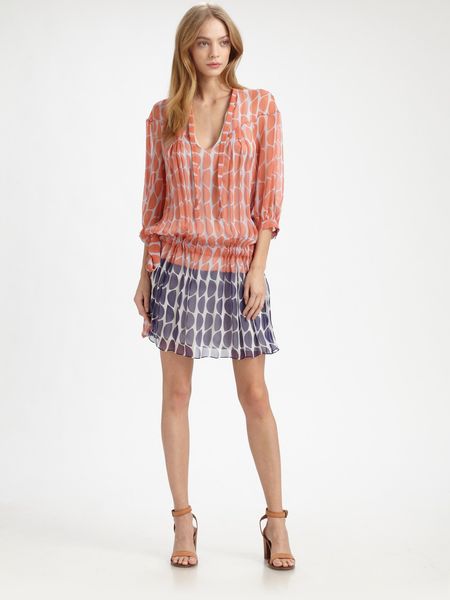 Diane Von Furstenberg New Desma Dress in Blue - Lyst