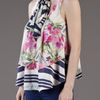 Elizabeth And James Floral Owen Top in Multicolor (floral) - Lyst