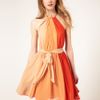 French Connection Tie Neck Dress in Multicolor (multi) - Lyst