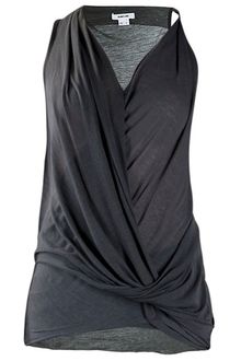 Helmut Lang Drape Front Top - Lyst
