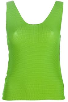 Issey Miyake Cauliflower Vest Top - Lyst