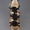 Jimmy Choo Pekabo Sandal in Black - Lyst