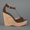 Jimmy Choo Pela Wedge in Brown (chocolate) - Lyst
