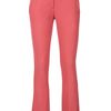 Jo No Fui Flared Trousers in Pink (coral) - Lyst