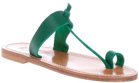 K. Jacques Ganges Vert Sandal in Green (vert) - Lyst