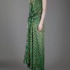 Lanvin Printed Evening Dress in Green - Lyst
