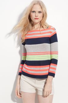 Marc By Marc Jacobs Striped Boatneck Top - Lyst