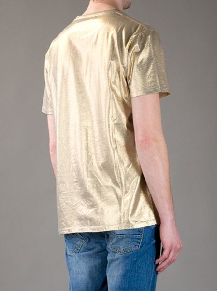 metallic tshirt