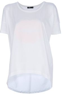 Markus Lupfer Smacker Lip Oversized Tee - Lyst