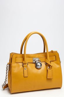 Michael by Michael Kors Hamilton Chain Leather Tote - Lyst