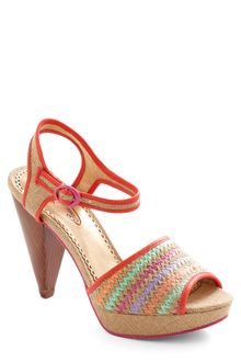 ModCloth Mine All Miami Heel - Lyst