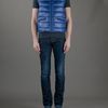 Moncler Padded Gilet in Blue for Men - Lyst