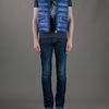Moncler Padded Gilet in Blue for Men - Lyst