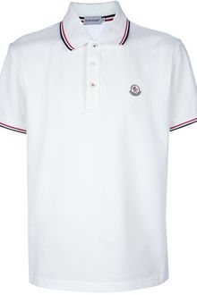 Moncler Logo Polo Shirt - Lyst