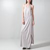 Oak Grey Gathered Maxi Dress in Gray (grey) - Lyst