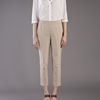 Piazza Sempione Audrey Capri Trouser in Beige (khaki) - Lyst