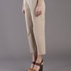 Piazza Sempione Audrey Capri Trouser in Beige (khaki) - Lyst