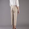 Piazza Sempione Audrey Capri Trouser in Beige (khaki) - Lyst