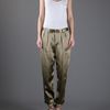 Ralph Lauren Blue Label Cropped Trouser in Green (olive) - Lyst