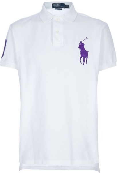 Ralph Lauren Blue Label Classic Polo in White for Men - Lyst