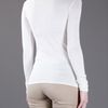 Ralph Lauren Ruffle Detail Top in Beige (cream) - Lyst