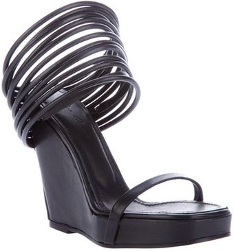 Rick Owens Banglelike Wedge Sandals - Lyst