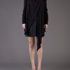 Rick Owens Wrap Cardigan in Black - Lyst